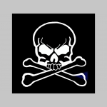 Smrtka - Lebka čierne trenírky BOXER s tlačeným logom, top kvalita 95%bavlna 5%elastan